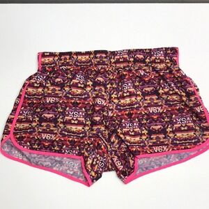 Victoria's Secret VSX The Player Lined Shorts Womens Small Geometric Multicolor